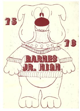Kettering Dwight L. Barnes Junior High School 1975-1976 Cover